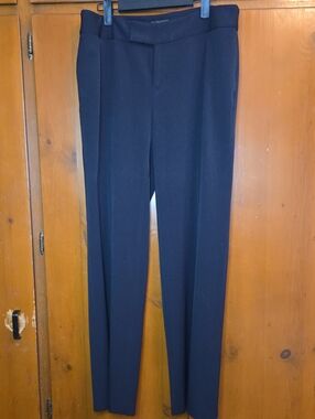 Eddie Bauer Women's Business Casual Black  Straight Dress Trousers